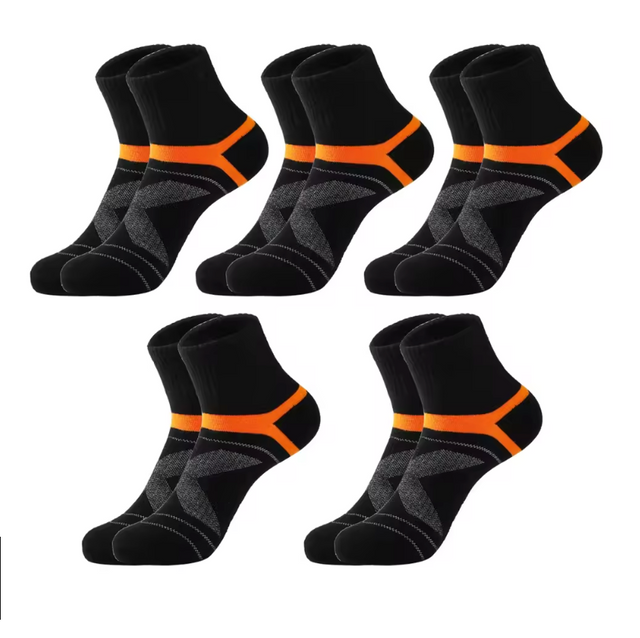 5 Paar atmungsaktive Baumwollsocken