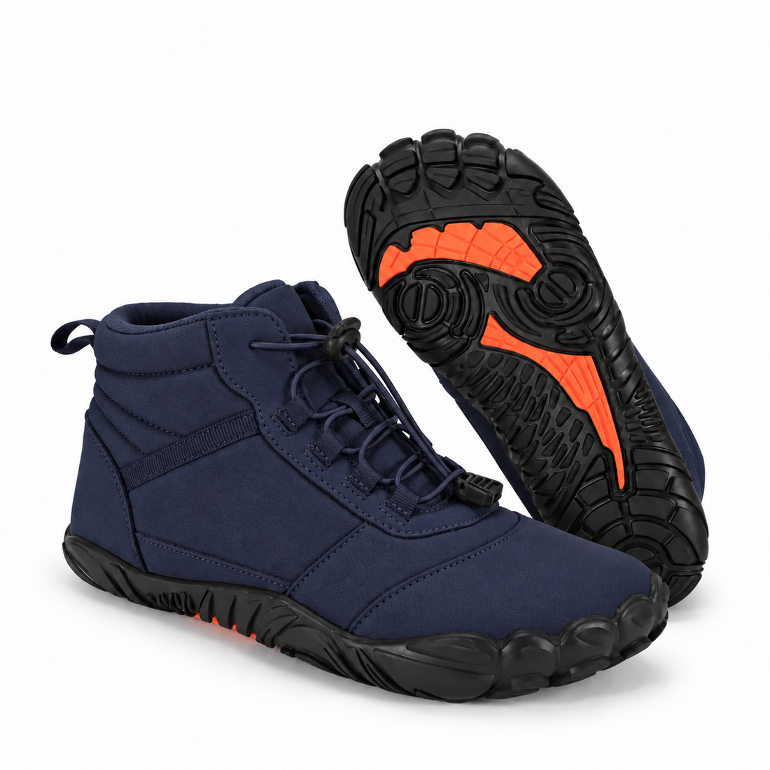 Terraia HeatGround Barfuss-Winterschuh in Dunkelblau
